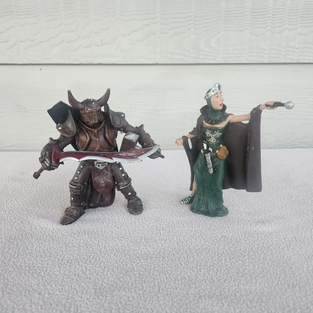 Terra By Battat Fantasy Action Figure Lot Razhanmol Xiun Crystal Mage Figure